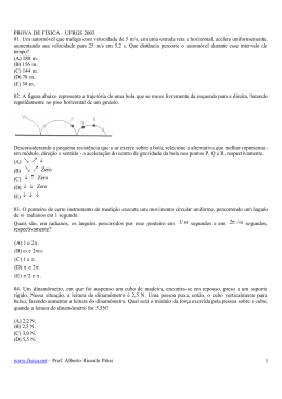 F&iacute;sica - PasseNaUFRGS