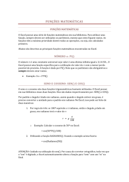 FUN&Ccedil;&Otilde;ES MATEM&Aacute;TICAS