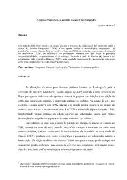 acordo ortogr&aacute;fico e a quest&atilde;o do h&iacute;fen nos compostos