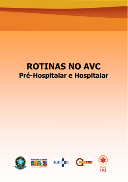 ROTINAS NO AVC