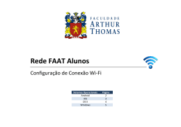 Guia de Configuração Wireless