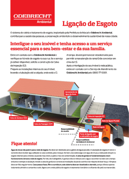 Liga&ccedil;&atilde;o de Esgoto - Odebrecht Ambiental