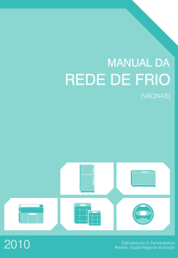 Manual de Frio (vacinas) - Direc&ccedil;&atilde;o