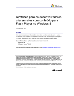 Diretrizes para os desenvolvedores criarem sites com conteúdo