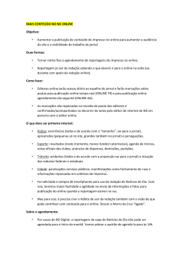 MAIS CONTEÚDO NO ND ONLINE Objetivo: • Aumentar