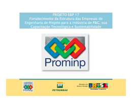 PROJETO E&P 17 Fortalecimento da Estrutura das