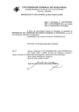 ` UNIVERSIDADE FEDERAL DO MARANHÃO