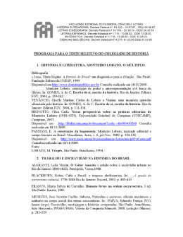 Programa - Hist&oacute;ria