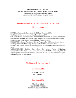PUBLICA&Ccedil;&Otilde;ES DE EX-ALUNOS