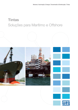 Tintas - Soluções para Marítimo e Offshore