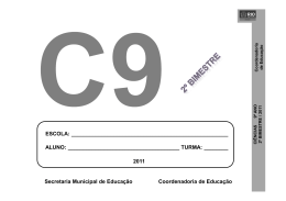 9&ordm; ano - BIO NA REDE