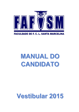 vestibular - 2015 - Faculdade Santa Marcelina