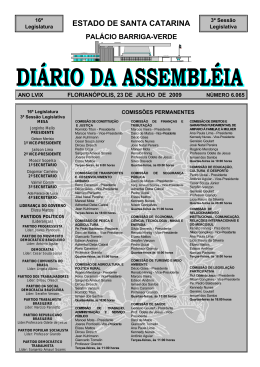 - Assembleia Legislativa do Estado de Santa Catarina