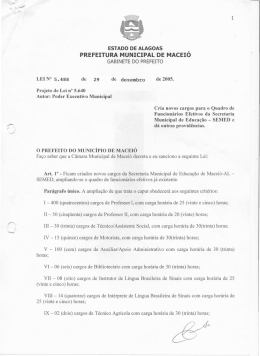 l ) - Câmera Municipal de Maceió