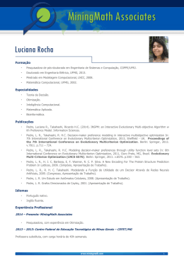 Luciana Rocha Graduada em Matemática