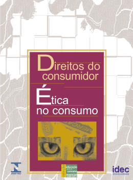 &Eacute;tica Direitos do consumidor no consumo