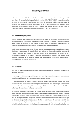Leia aqui a orienta&ccedil;&atilde;o t&eacute;cnica - Tribunal de Contas do Estado de