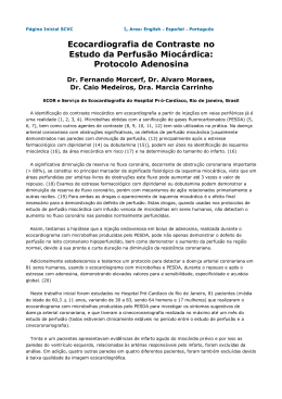 Protocolo Adenosina - Federación Argentina de Cardiología