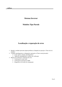 fujitsu erros inverter - Gela Rápido ar condicionado