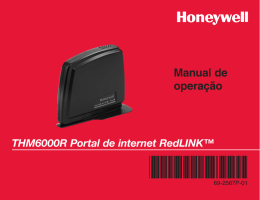 69-2567P-01 - THM6000R Portal de internet RedLINK™