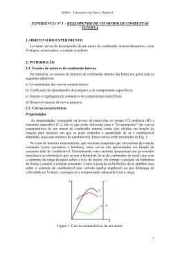 Desempenho de um motor de combust&atilde;o interna