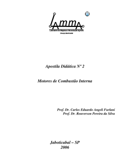 Apostila Did&aacute;tica N&ordm; 2 Motores de Combust&atilde;o Interna