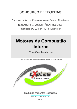 Motores de Combust&atilde;o Interna