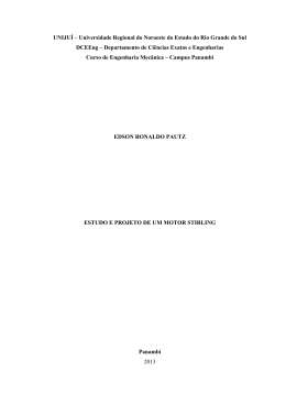 ESTUDO E PROJETO DE UM MOTOR