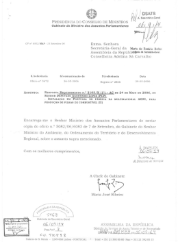 Gabinete do Ministro dos Assuntos Parlamentares ¡ía/l