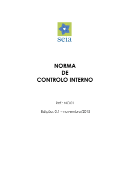 Norma de Controlo Interno