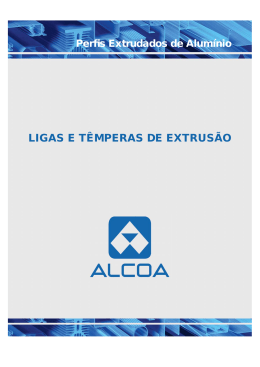 LIGAS E T&Ecirc;MPERAS DE EXTRUS&Atilde;O