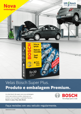 Velas Bosch Super Plus nova embalagem