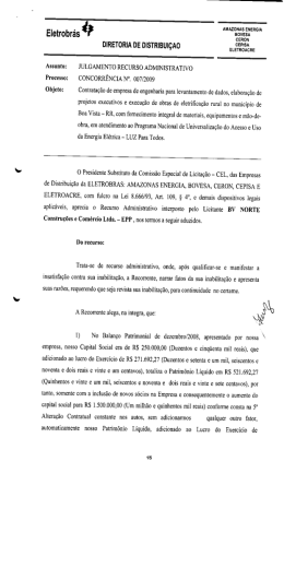 DIRETORIA DE olsTRlBul&ccedil;Ao ELE&acirc;&atilde;f&auml;&iacute;&euml;RE