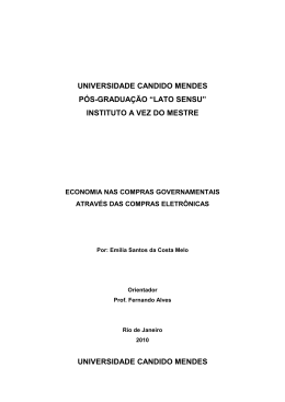 Exemplo de Monografia - AVM Faculdade Integrada