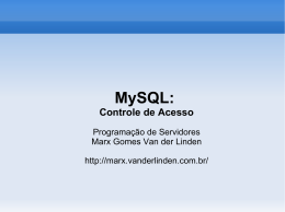 19 - MySQL: Controle de Acesso