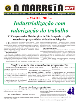 Industrializa&ccedil;&atilde;o com valoriza&ccedil;&atilde;o do trabalho