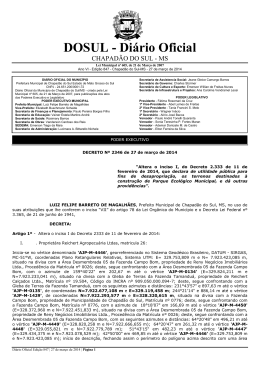 27/03/2014 baixar arquivo - Prefeitura Municipal de Chapadão do Sul