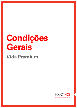 Condições Gerais