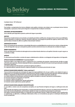 www.berkley.com.br CONDI&Ccedil;&Otilde;ES GERAIS