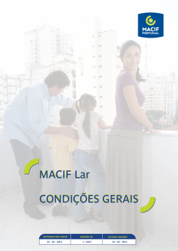 Condições Gerais Lar