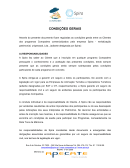 CONDI&Ccedil;&Otilde;ES GERAIS