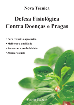 Defesa fisiol&oacute;gica contra doen&ccedil;as e pragas