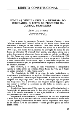 O leito do procusto da Justica Brasileira