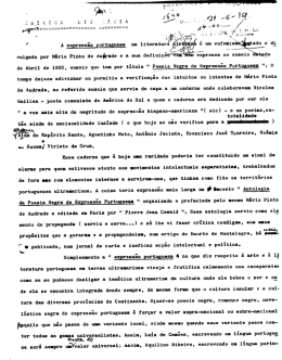 vulgado por M&aacute;rio Pinto de Anﬁrade e a sua defini&ccedil; .
