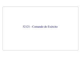 52121 - Comando do Ex&eacute;rcito