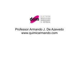 ead DOM 1º avançado - Armando José de Azevedo