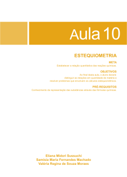 ESTEQUIOMETRIA