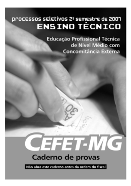 - Copeve - Cefet-MG