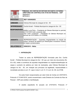 UNIDADE RESPONSÁVEIS