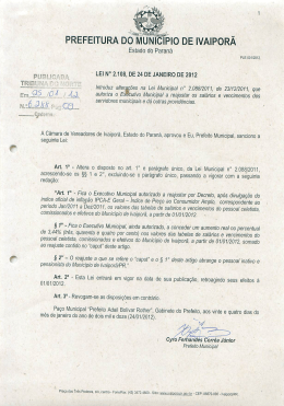 Lei 2108 de 2012-01-24